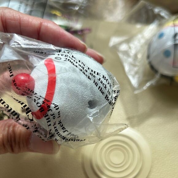 RARE Car 🚘 Antenna covers by Jack in the Box 2005 Snowman ⛄️ Reindeer 🦌 NYE 🎉 - Picture 13 of 17